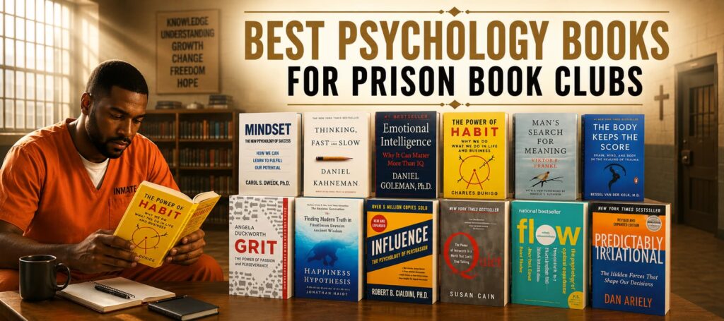 Best Psychology Books for Prison Book Clubs