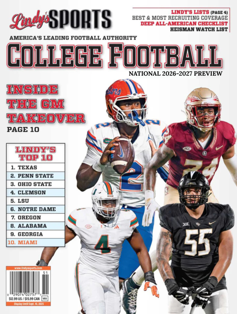 Lindy’s 2026-2027 National College Football Magazine