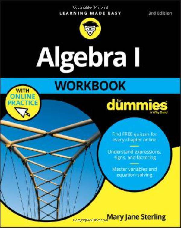 Algebra I Workbook for Dummies